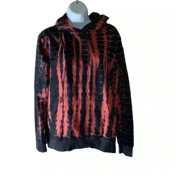 Unzipped Tie-Dye Long Sleeve Hoodie Unisex Size Medium Sweatshirt - Picture 3 of 8